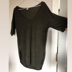 Old Navy Olive Tunic tee